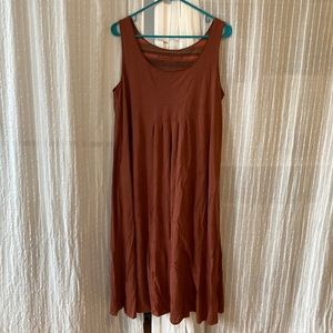 Gudrun Sjoden rust colored dress